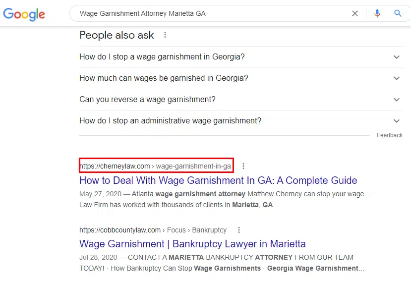 Wage Garnishment