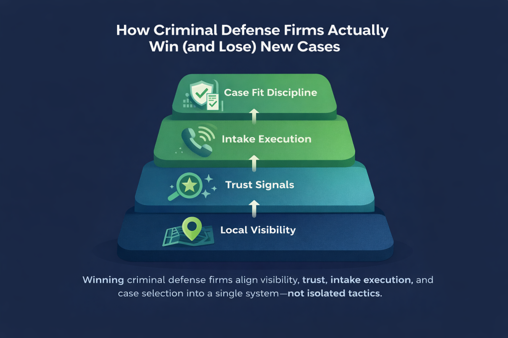 How criminal defense firms win or lose new cases