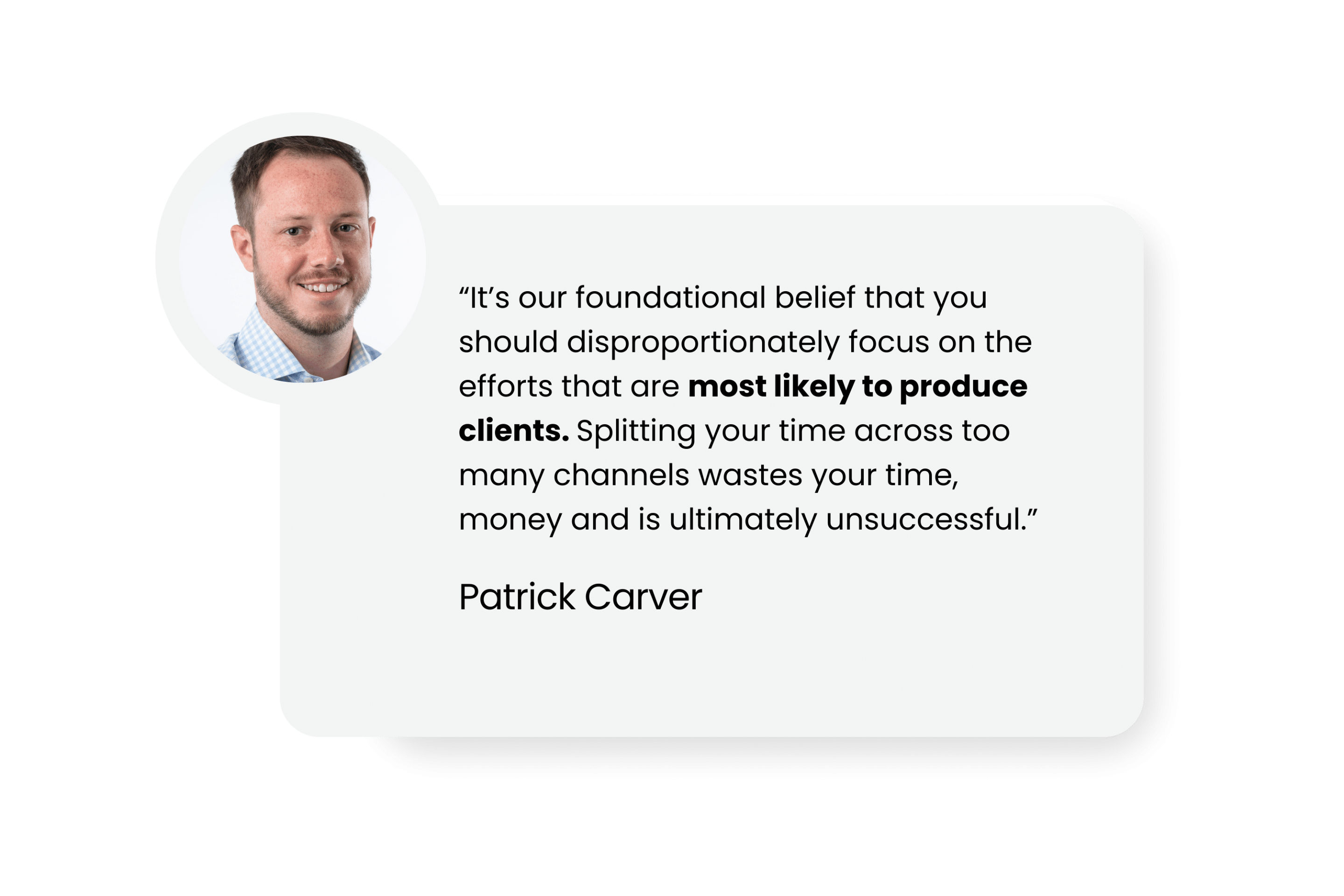 Patrick Carver  Criminal Defense Marketing 